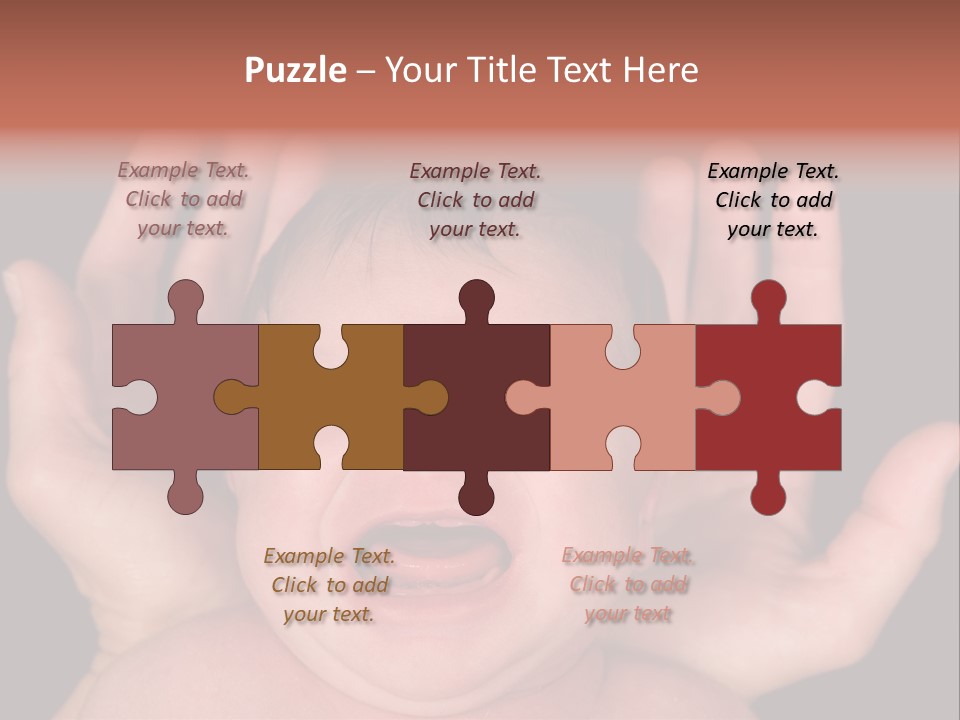 Child Card Daughter PowerPoint Template