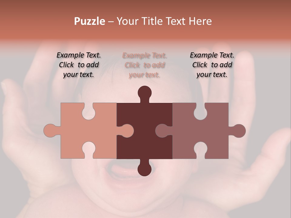 Child Card Daughter PowerPoint Template