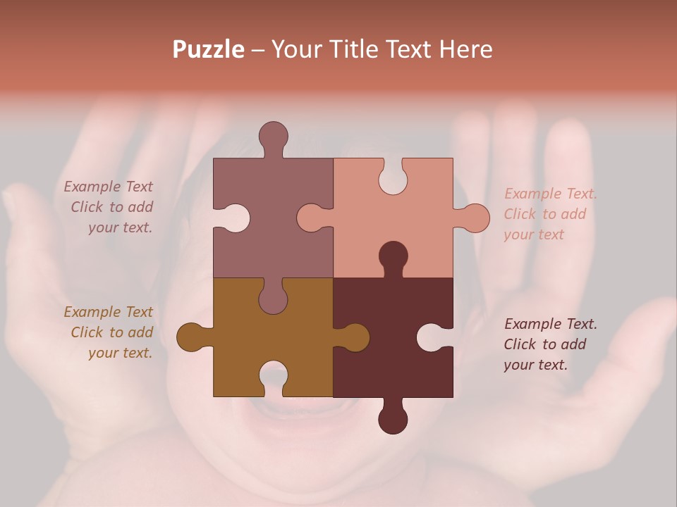 Child Card Daughter PowerPoint Template