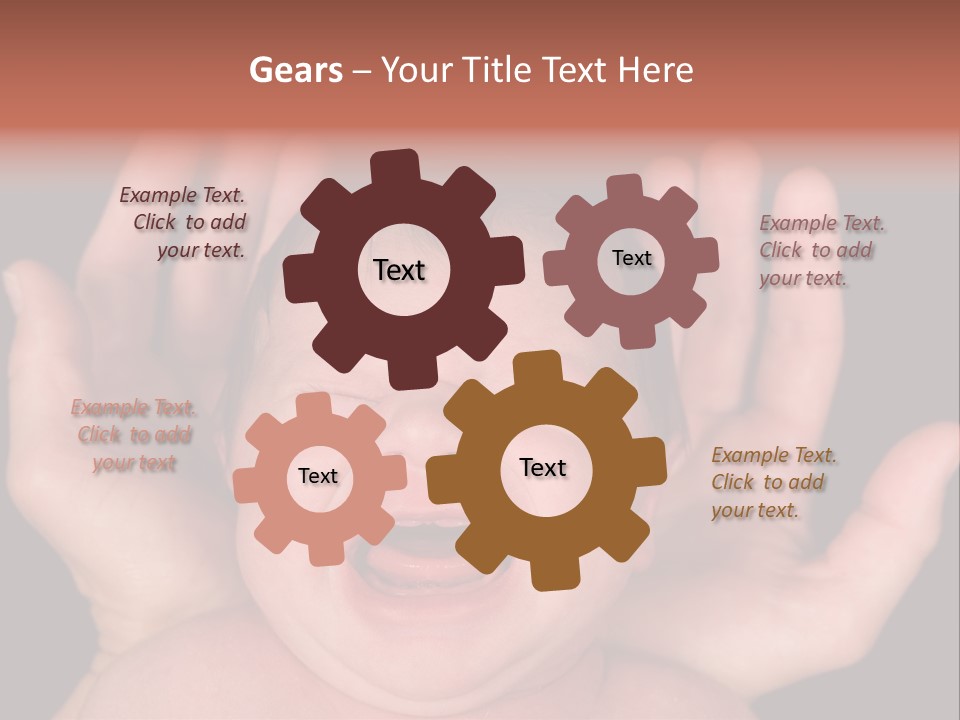 Child Card Daughter PowerPoint Template