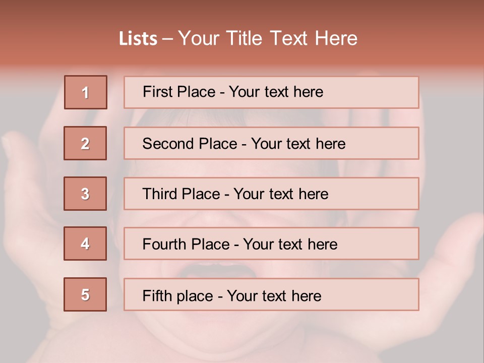 Child Card Daughter PowerPoint Template
