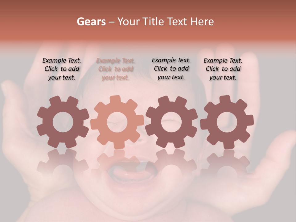 Child Card Daughter PowerPoint Template