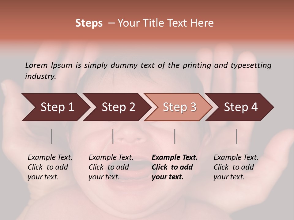 Child Card Daughter PowerPoint Template