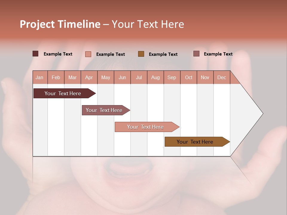 Child Card Daughter PowerPoint Template