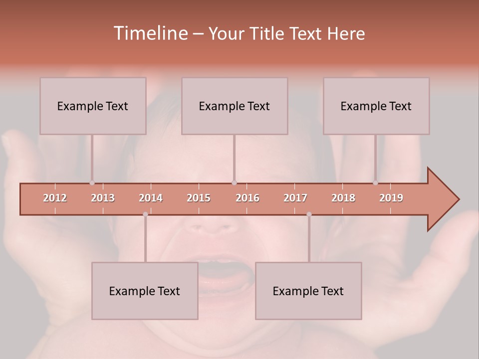 Child Card Daughter PowerPoint Template