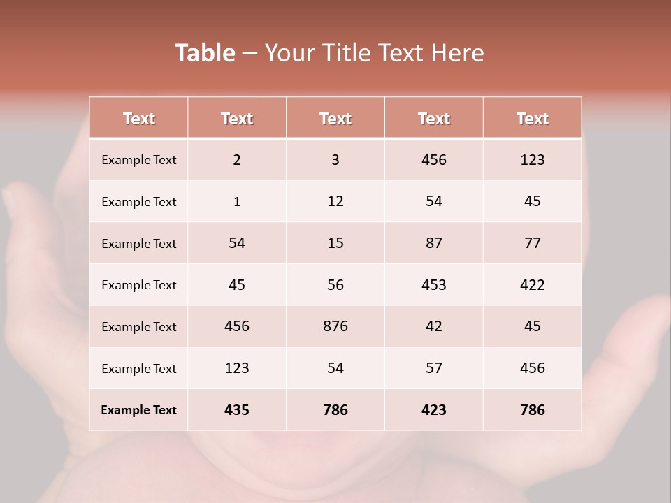 Child Card Daughter PowerPoint Template