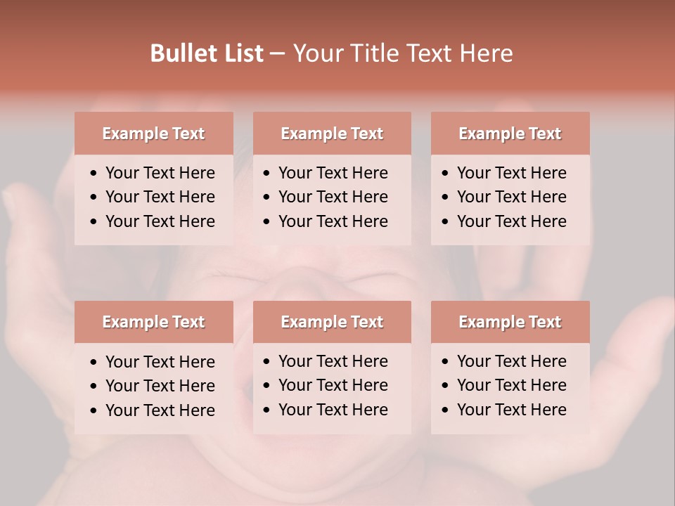 Child Card Daughter PowerPoint Template