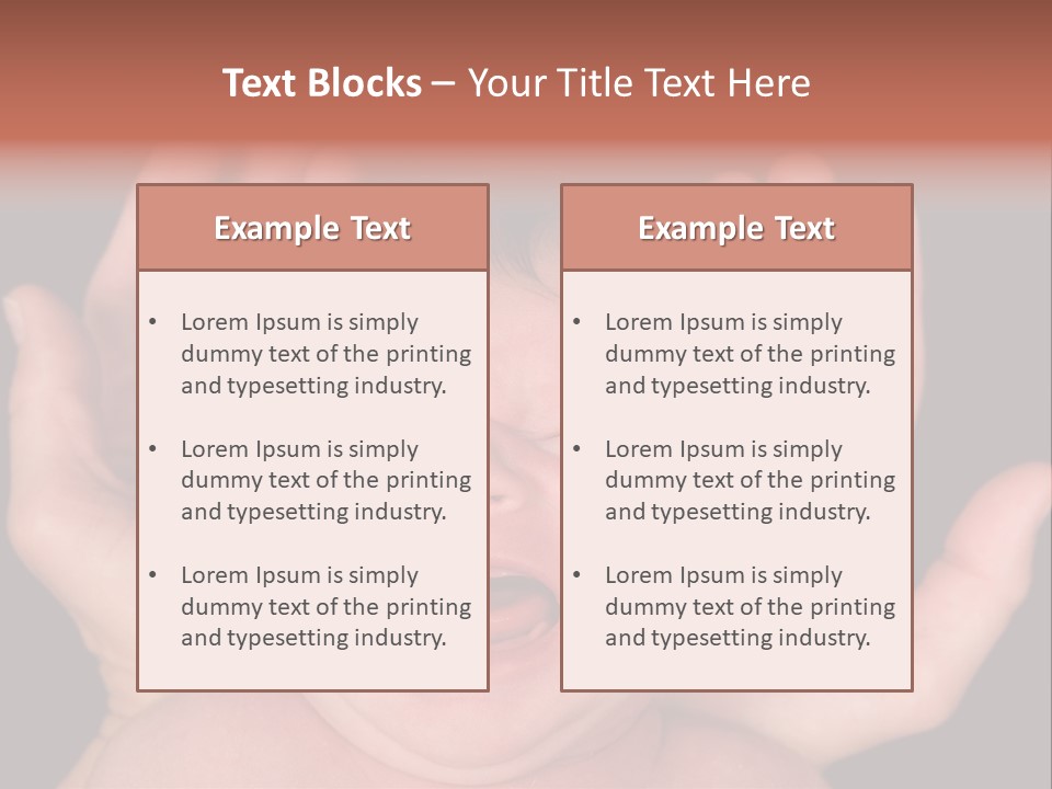 Child Card Daughter PowerPoint Template