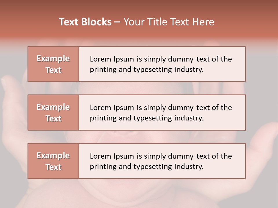 Child Card Daughter PowerPoint Template