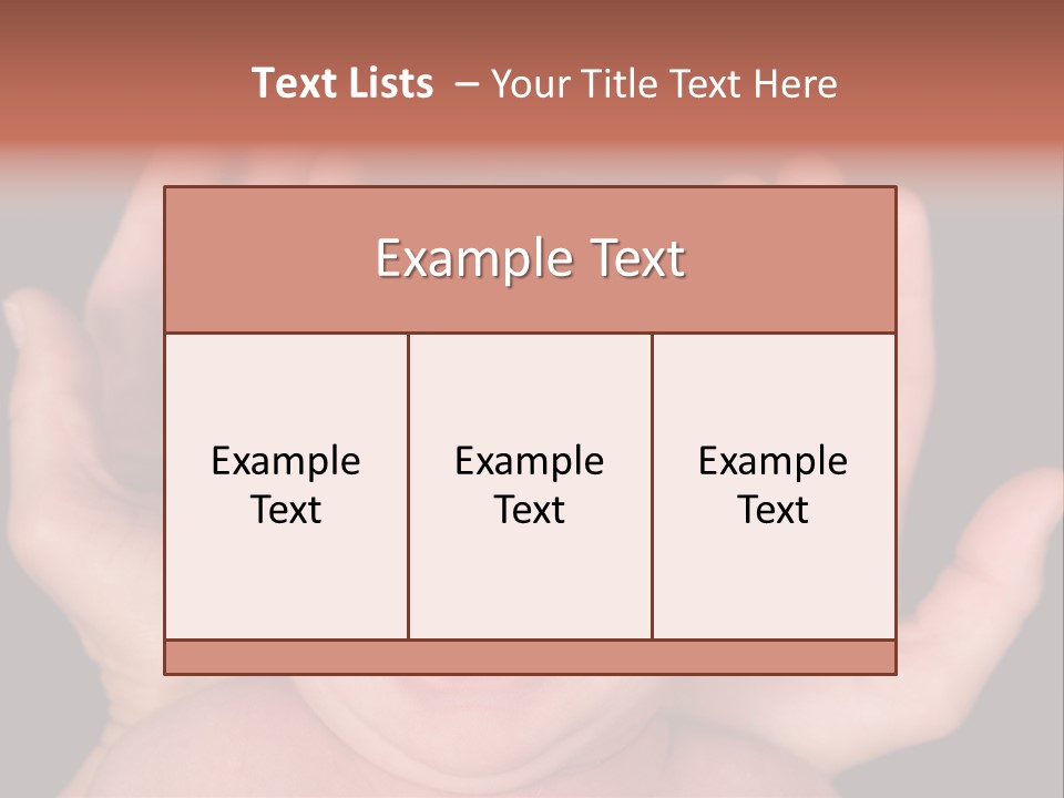 Child Card Daughter PowerPoint Template
