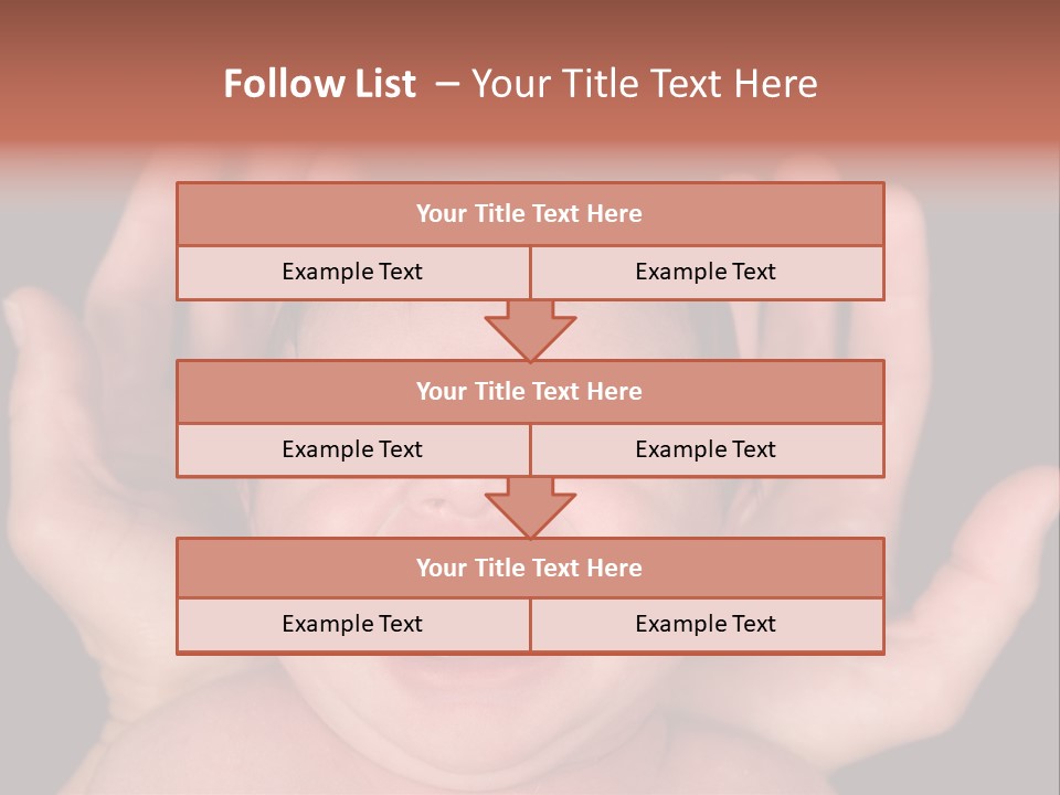 Child Card Daughter PowerPoint Template