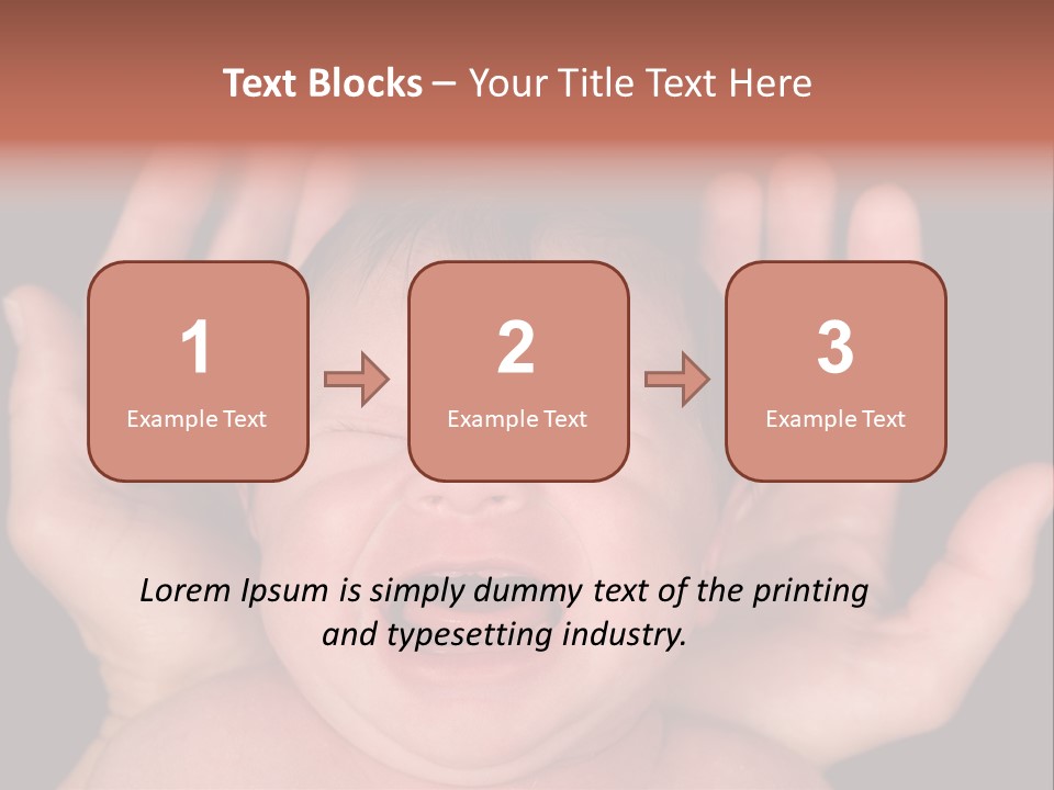 Child Card Daughter PowerPoint Template