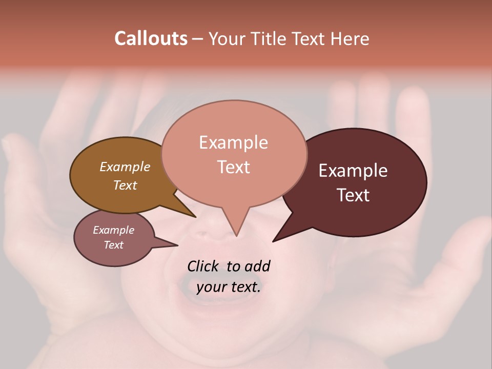 Child Card Daughter PowerPoint Template