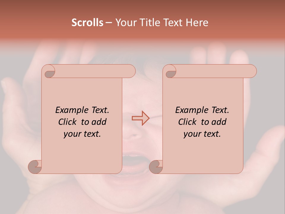 Child Card Daughter PowerPoint Template
