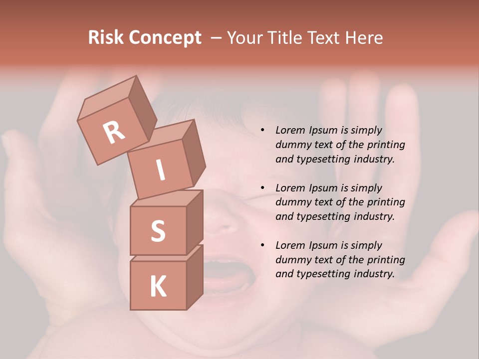 Child Card Daughter PowerPoint Template