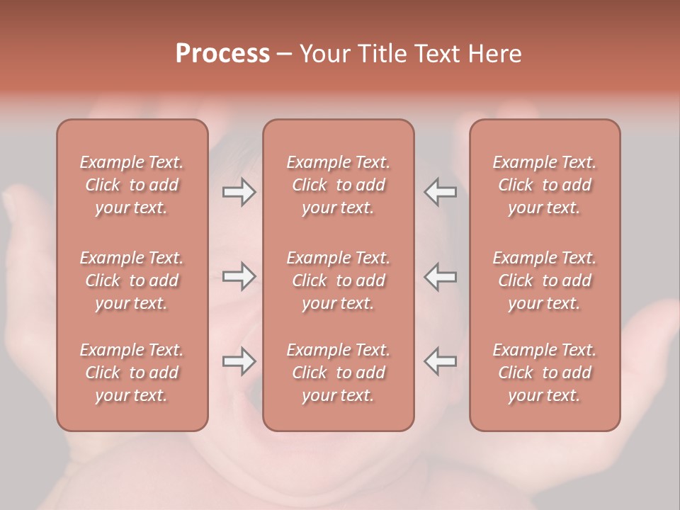 Child Card Daughter PowerPoint Template