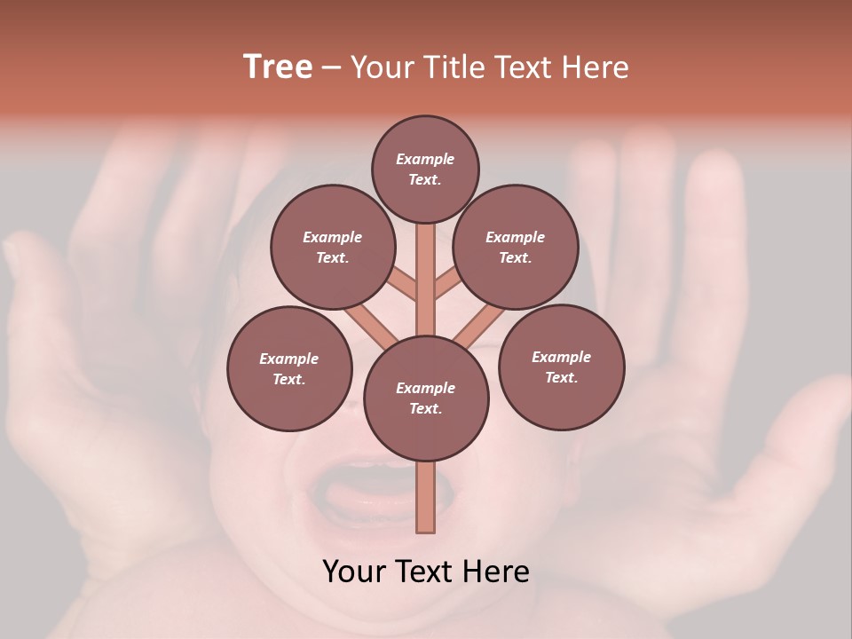 Child Card Daughter PowerPoint Template