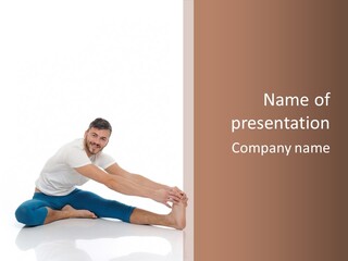 Body Female Caucasian PowerPoint Template