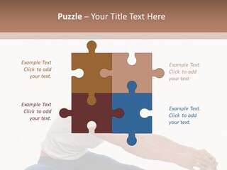 Body Female Caucasian PowerPoint Template