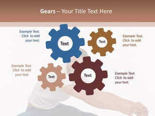 Body Female Caucasian PowerPoint Template