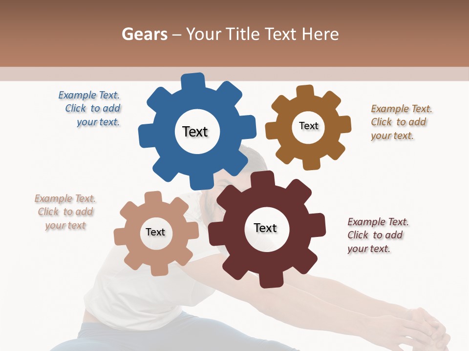 Body Female Caucasian PowerPoint Template