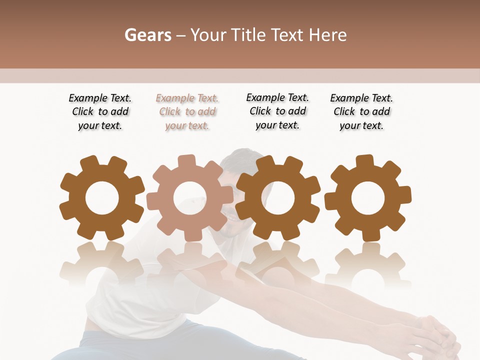 Body Female Caucasian PowerPoint Template