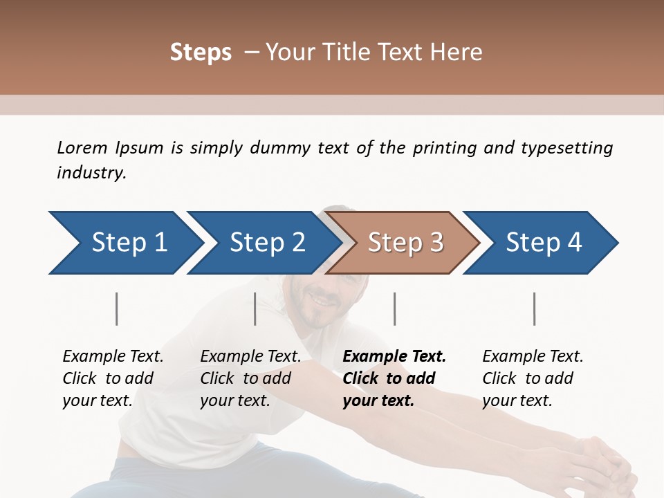 Body Female Caucasian PowerPoint Template