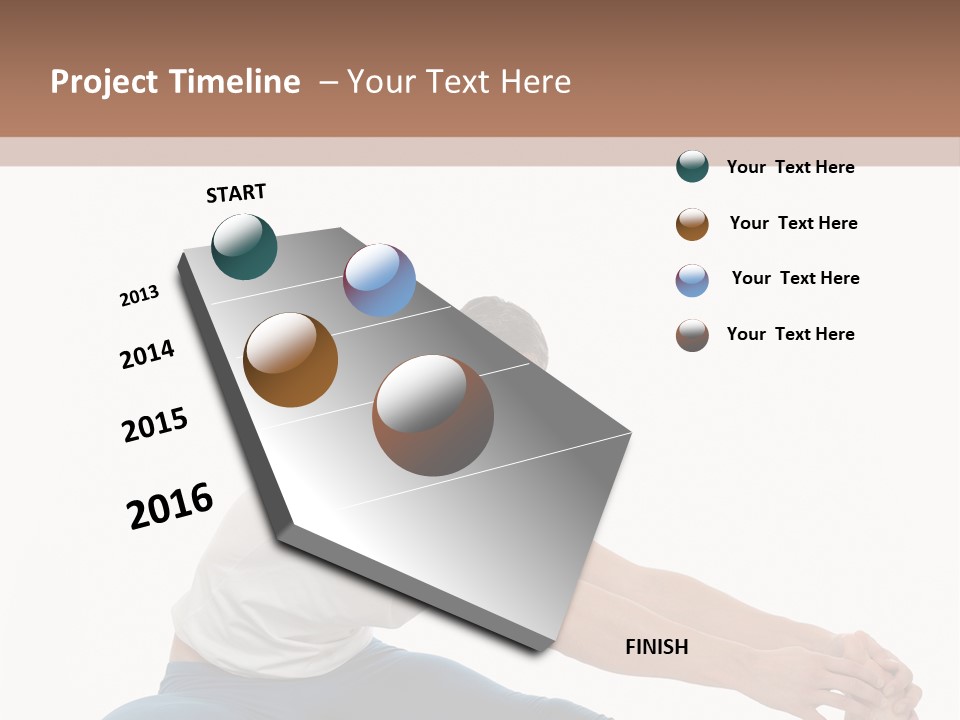 Body Female Caucasian PowerPoint Template