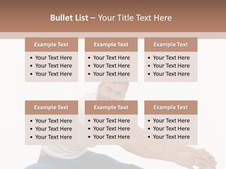 Body Female Caucasian PowerPoint Template