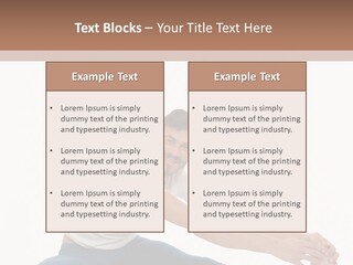 Body Female Caucasian PowerPoint Template