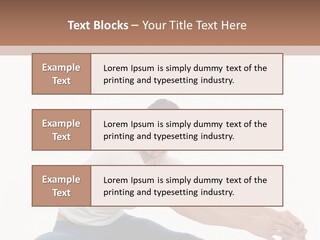 Body Female Caucasian PowerPoint Template