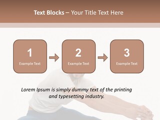 Body Female Caucasian PowerPoint Template