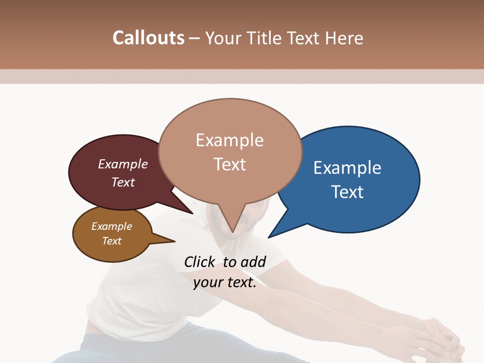 Body Female Caucasian PowerPoint Template