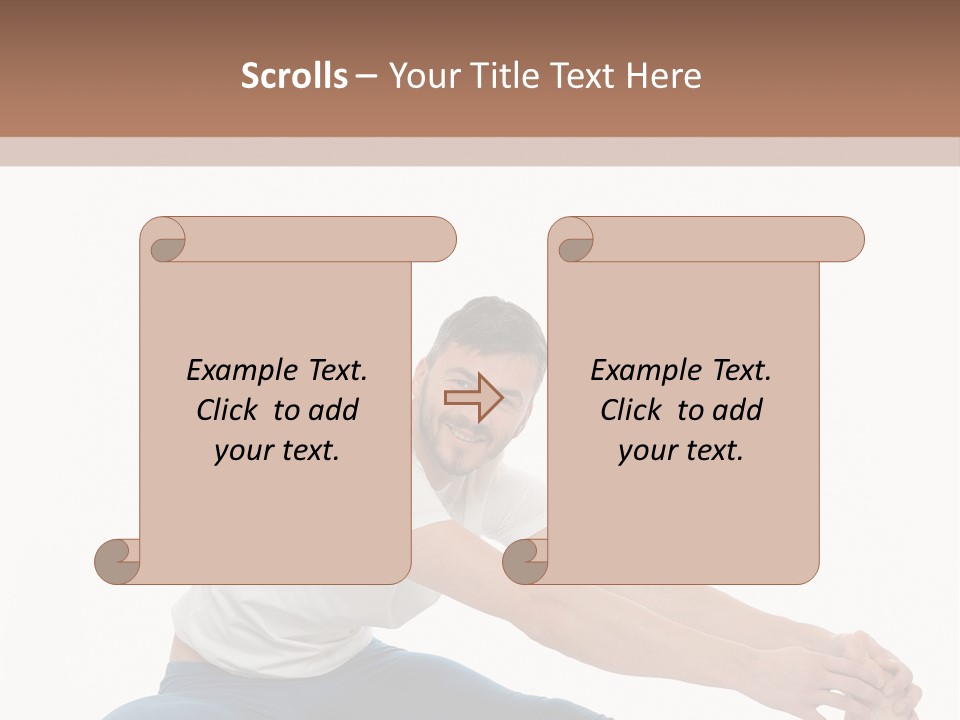 Body Female Caucasian PowerPoint Template