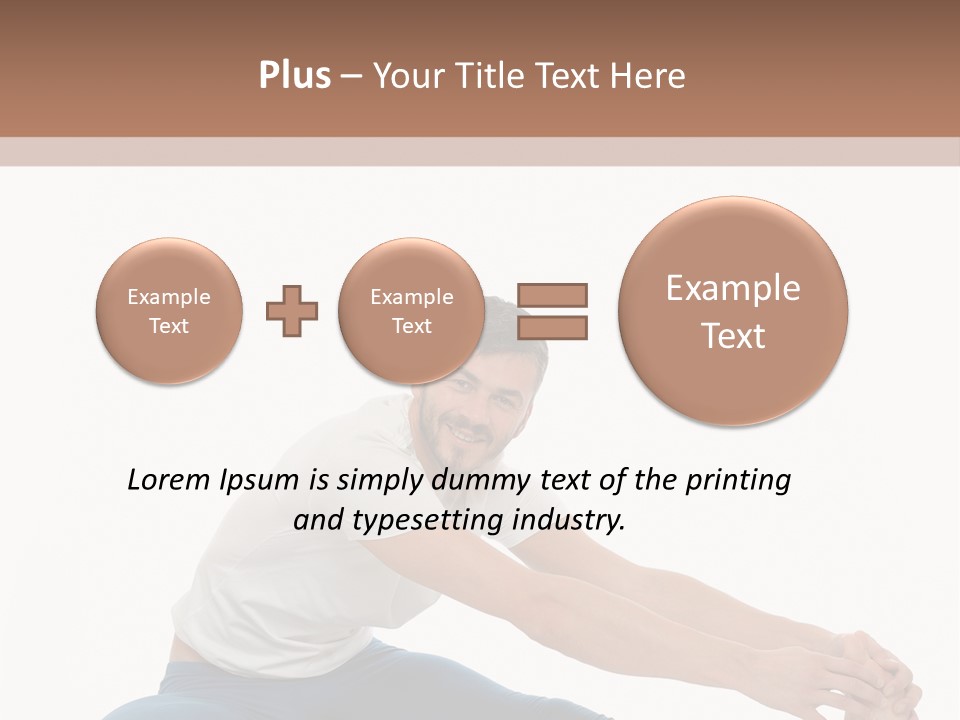 Body Female Caucasian PowerPoint Template