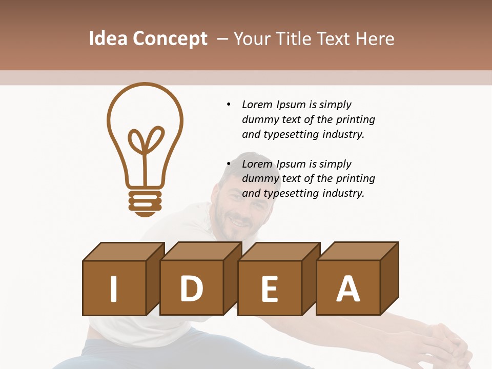 Body Female Caucasian PowerPoint Template