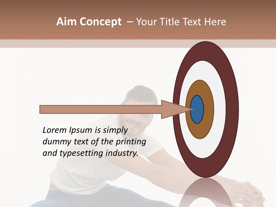 Body Female Caucasian PowerPoint Template