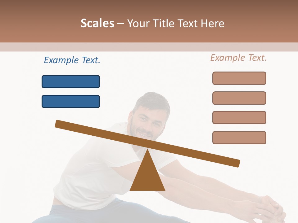 Body Female Caucasian PowerPoint Template