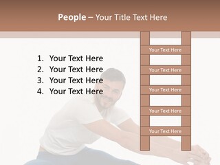 Body Female Caucasian PowerPoint Template