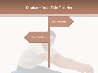 Body Female Caucasian PowerPoint Template