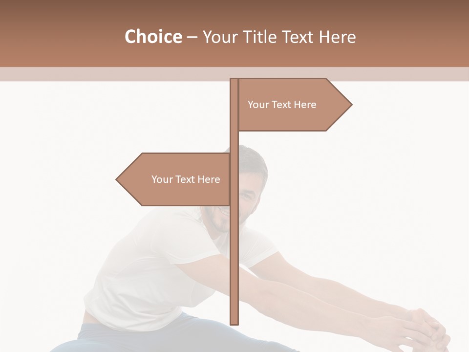 Body Female Caucasian PowerPoint Template