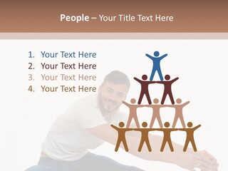 Body Female Caucasian PowerPoint Template