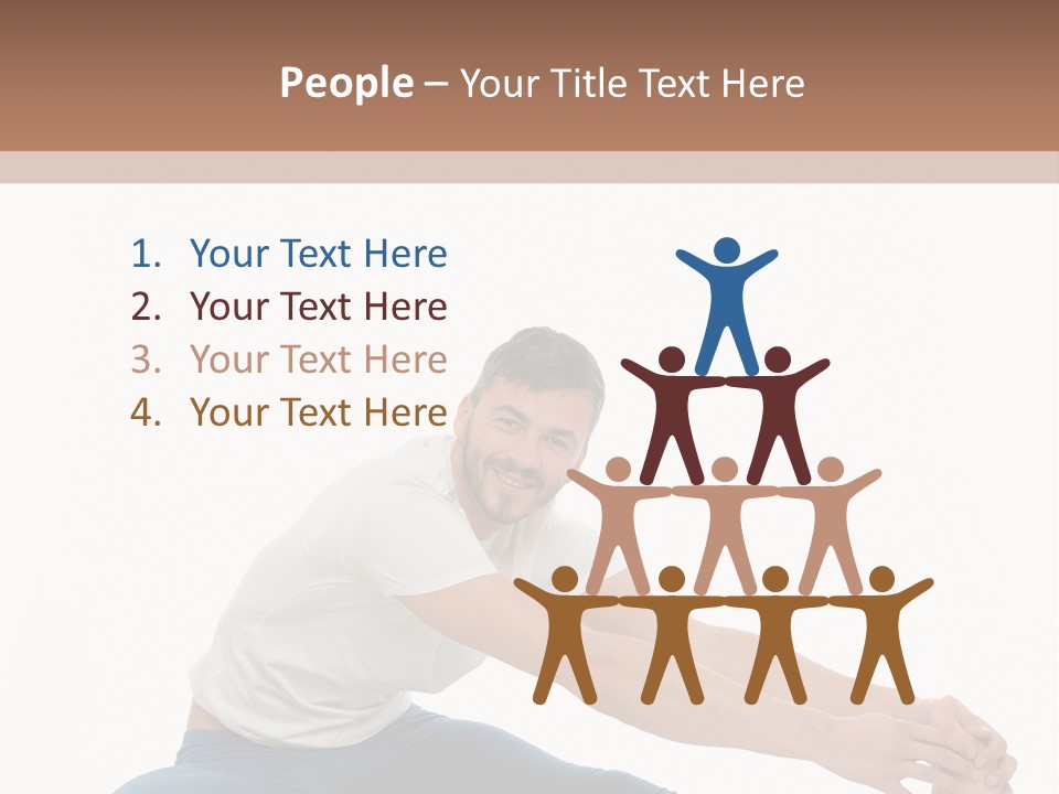 Body Female Caucasian PowerPoint Template