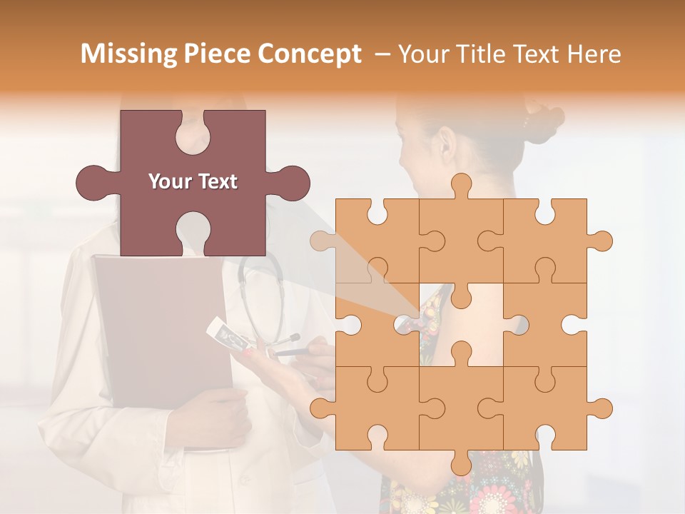 Pregnancy Isolated Human PowerPoint Template