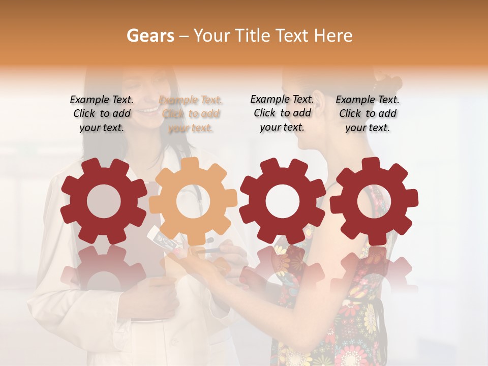 Pregnancy Isolated Human PowerPoint Template