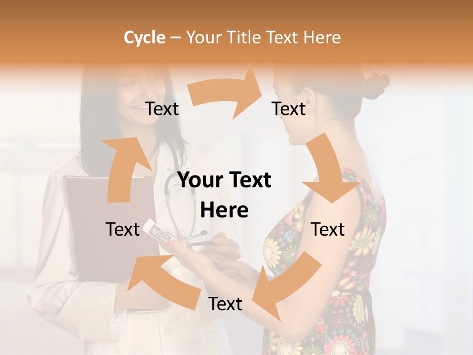 Pregnancy Isolated Human PowerPoint Template