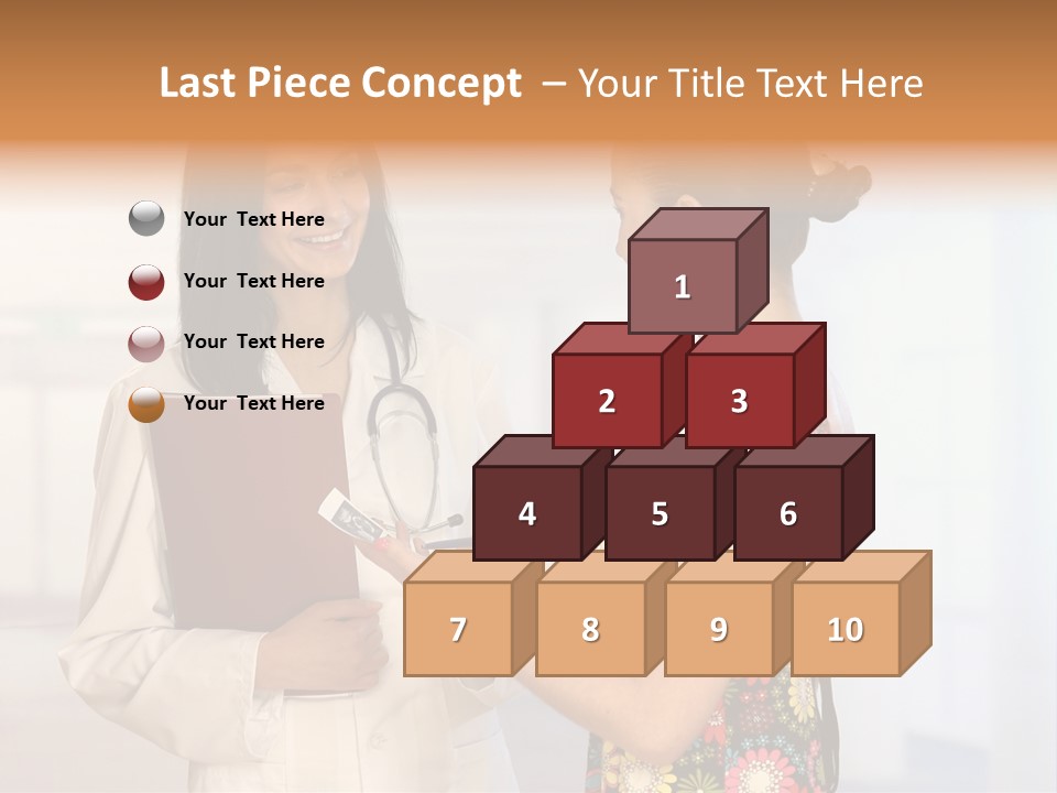 Pregnancy Isolated Human PowerPoint Template