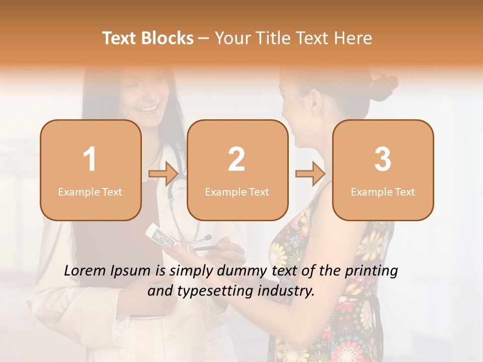 Pregnancy Isolated Human PowerPoint Template