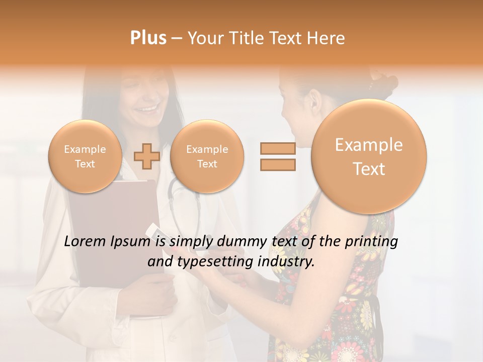 Pregnancy Isolated Human PowerPoint Template