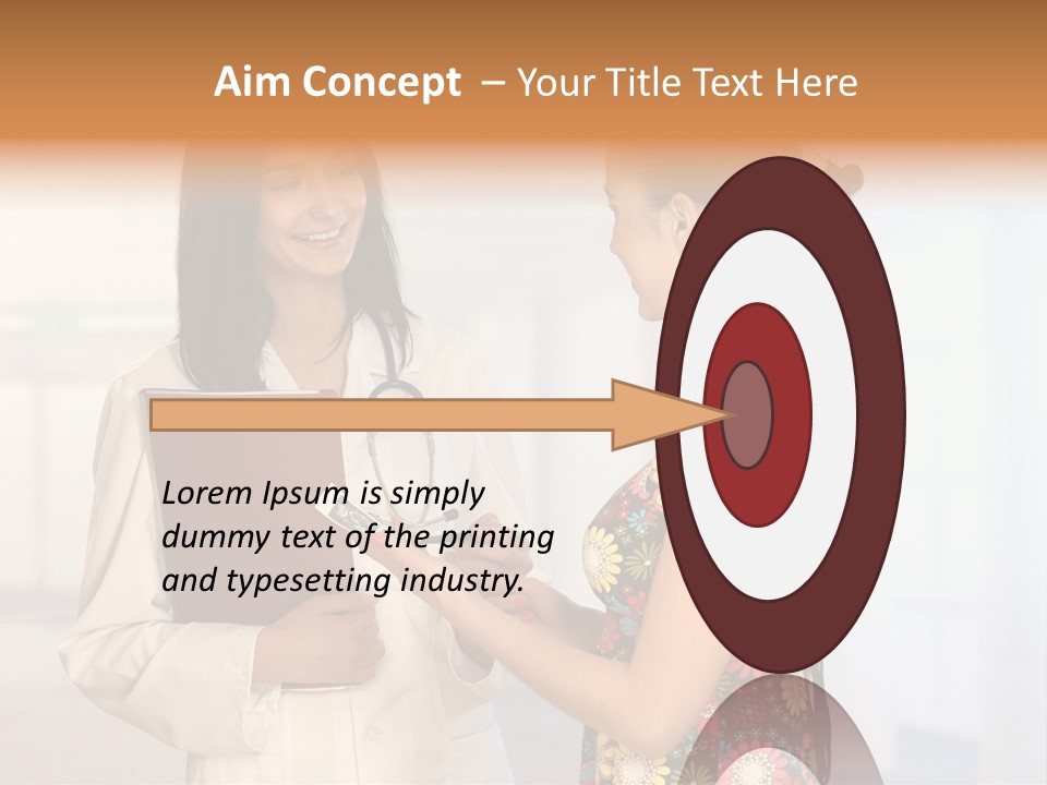 Pregnancy Isolated Human PowerPoint Template